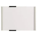 Merkloos sans marque durable 4801 naambord - naambordje - deurbord- info sign - geanodiseerd aluminium - metallic zilver- 149 x 105,5 mm
