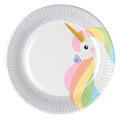 Papstar borden unicorn karton ø23cm 10st