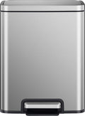 Eko - madison pedaalemmer 12 liter - stainless steel plastic - misty mat rvs - prullenbak