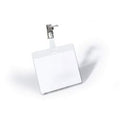 Durable naambord met draaibare clip, transparant, 25 stuks