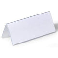 Abi tafelnaambord durable 8050 pvc 150x61 122mm dubbelzijdig beschrijfbaar