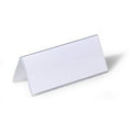 Abi tafelnaambord durable 8050 pvc 150x61 122mm dubbelzijdig beschrijfbaar
