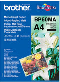 Brother bp60ma inkjet paper papier voor inkjetprinter a4 (210x297 mm) mat 25 vel wit