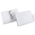 Badge durable 8111-1 transparant 25 stuks 5,4 x 9 cm