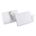 Badge durable 8111-1 transparant 25 stuks 5,4 x 9 cm
