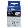 Lettertape brother tc291 9mm zwart op wit gelamineerd