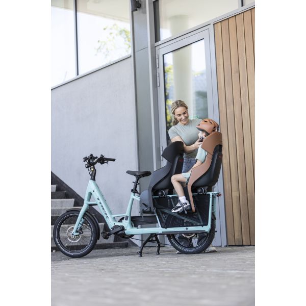 Bobike Kindersitz hinten Evolve Maxi – Rahmenmontage – Urban Black