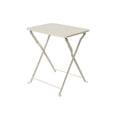 Decoris sidetable gothenburg staal outdoor off-white 40x30x45cm