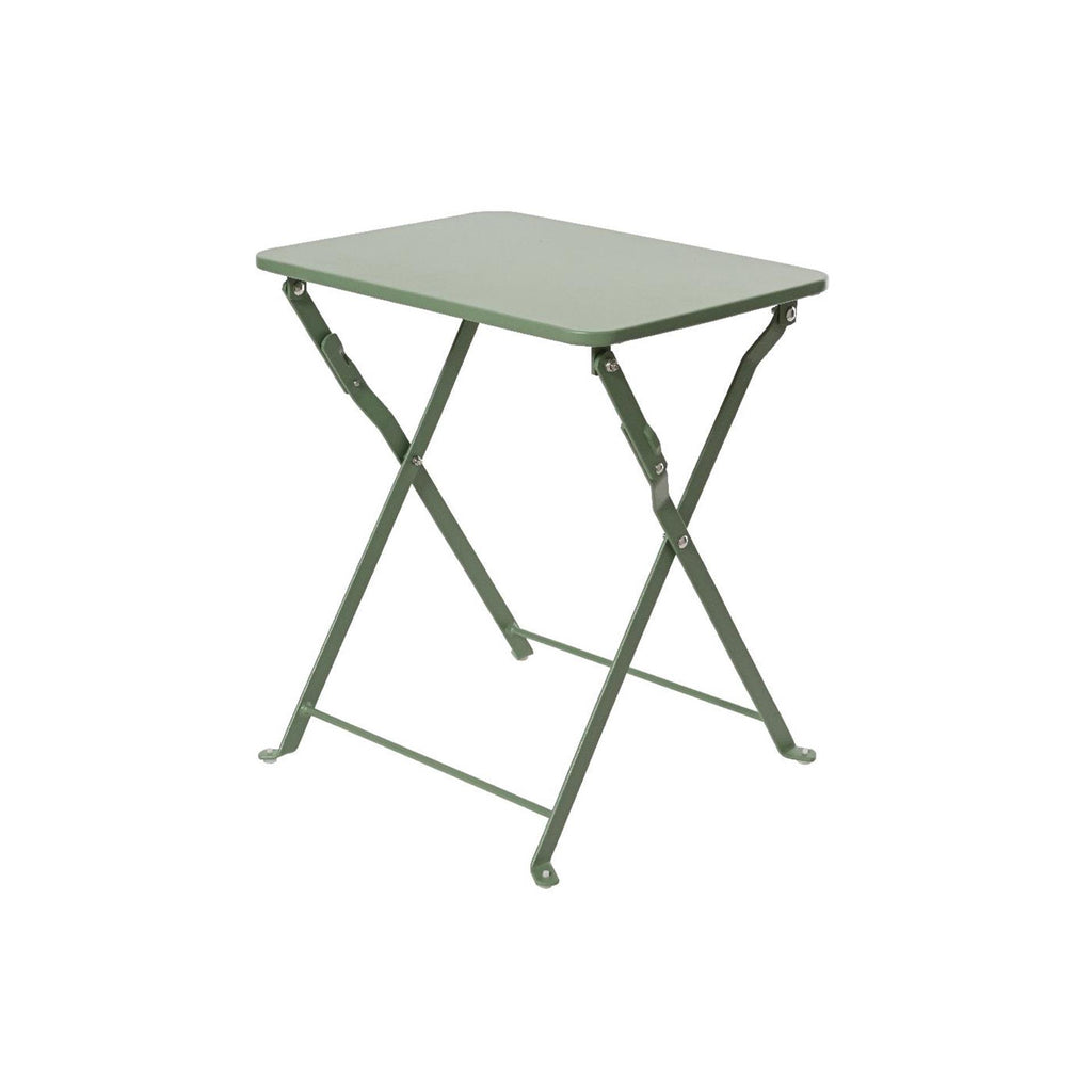 Decoris sidetable groen staal 40x30x45cm