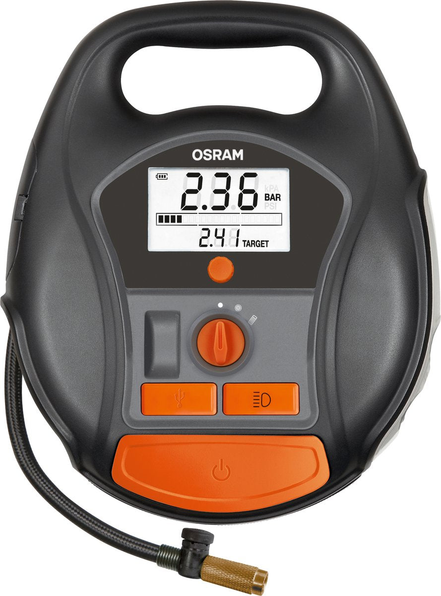 Osram otir 6000 serie - digitale draadloze bandenvuller - lithium-ion accu - led verlichting