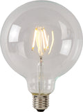 Lucide g95 class b - filament lamp - ø 9,5 cm - led dimbaar - e27 - 1x7w 2700k - transparant
