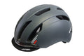 Qtcycletech Qt Cycle Tech Helm LED Inmold Urban Flux Matt D Grau 52-58 cm 2810388