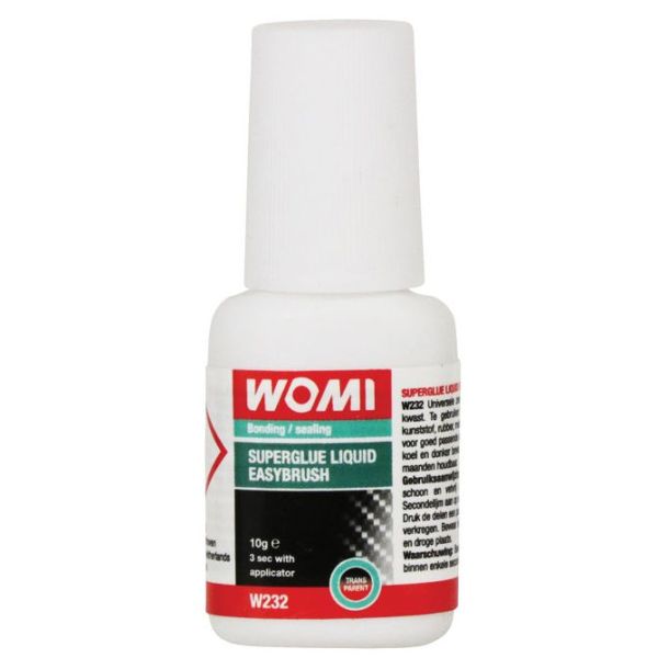 Superkleber Womi W232 Superkleber Flüssig Easybrush Transparent 10 Gramm