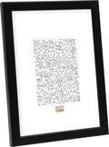 Deknudt frames fotolijst s41jl2 - zwart - hout - foto a4 : 21x29,7 cm