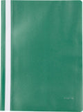 Pergamy snelhechtmap, ft a4, pp, pak van 5 stuks, groen
