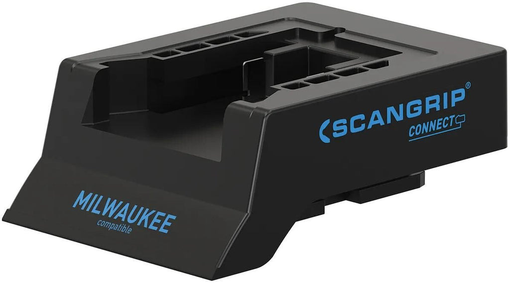 Scangrip adapter connector adapter 18v battery milwa f.work lights
