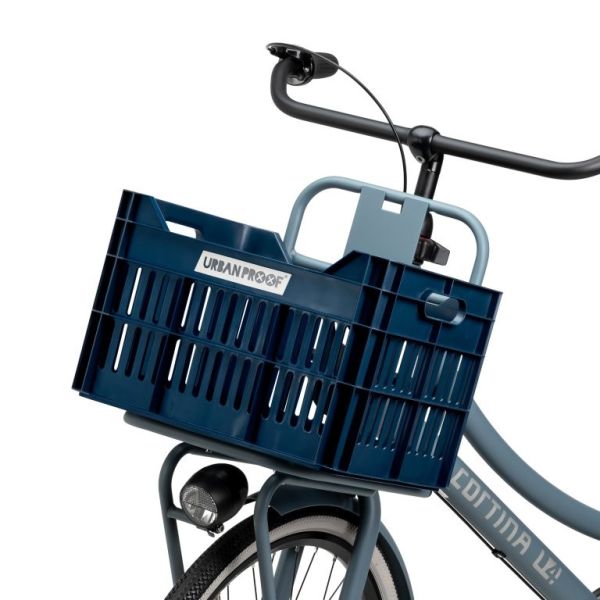 Recycelte Urban Proof Click Fahrradbox 30 Liter – Dunkelblau
