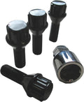 Autostyling seehase felgenschloss-set rim locks set black cone 60, m12x1.5x29 mm