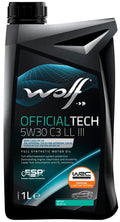 Wolf motoröl officialtech c3 ll iii motoroil 5w30 1l off.tech c3 ll iii
