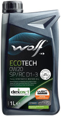Wolf motoröl ecotech sp rc d1-3 motoroil 0w20 1l ecotech sp rc d1-3