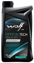Wolf motoröl officialtech ms-v motoroil 0w20 1l off.tech ms-v