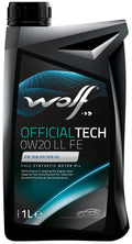 Wolf motoröl officialtech ll fe motoroil 0w20 1l off.tech ll fe
