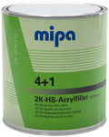 Mipa grundierfiller 4+1 acrylfiller hs 4+1 acrylic filter hs 3l black