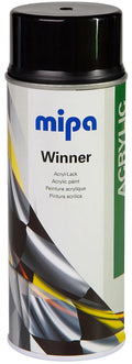 Mipa fahrzeuglack winner acrylic lacquer black glo 400 ml