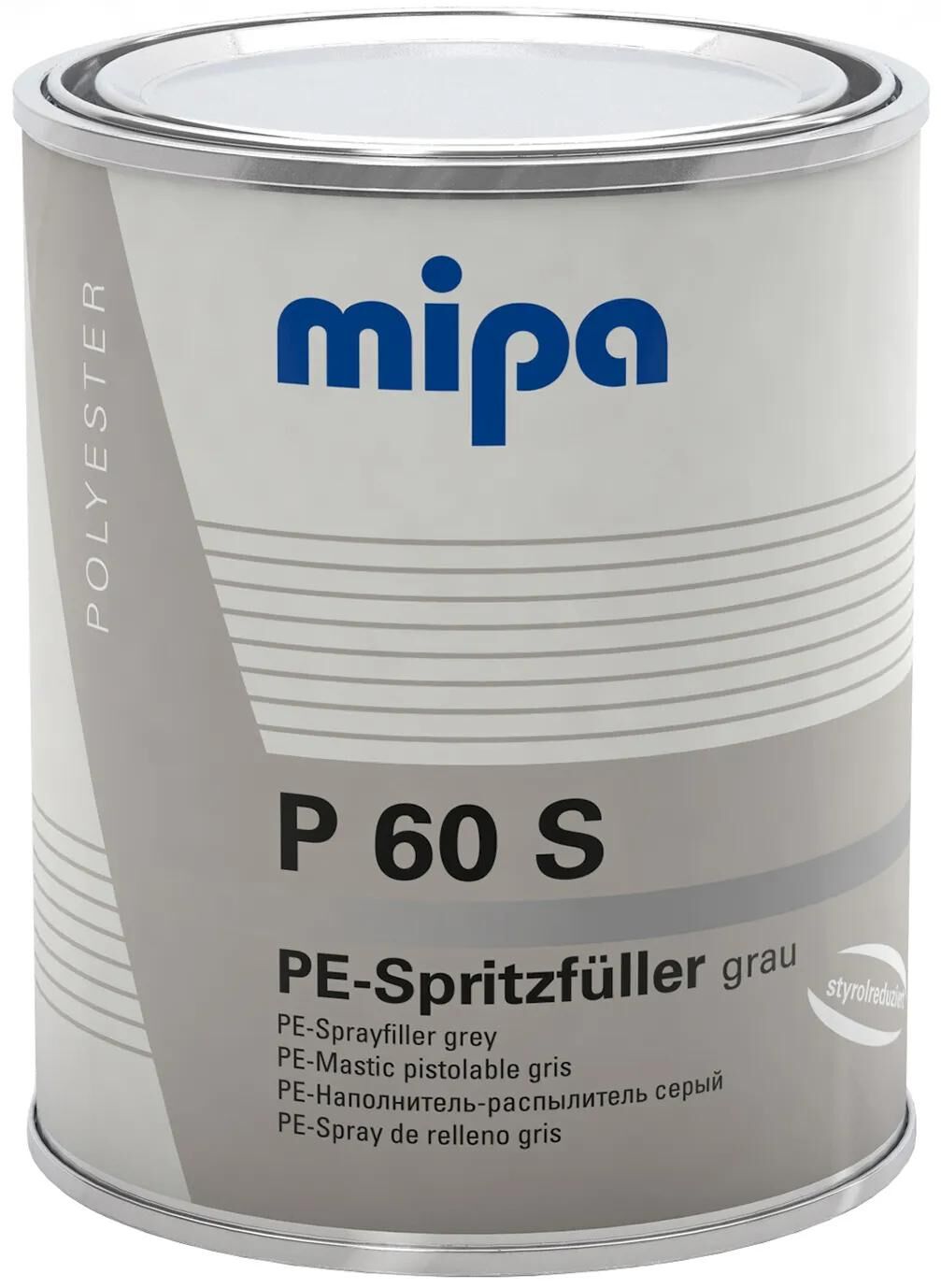 Mipa spritzspachtel p 60 s ds.p60s spray filler 1l m.haerter