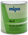 Mipa grundierfiller 4+1 acrylfiller hs 4+1 acrylic filter hs 3l white