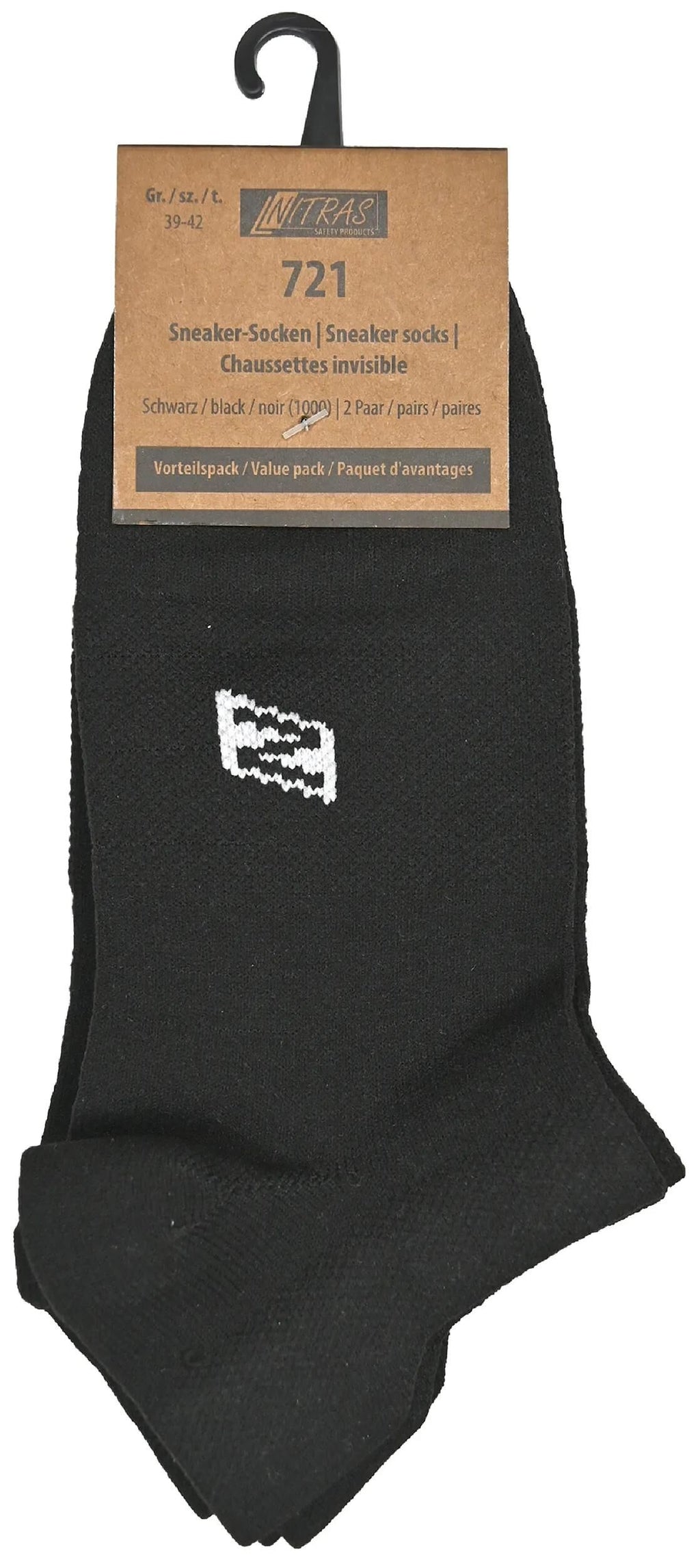 Nitras safety socken sneaker sneaker-sock.sw gr.39-42 nitras 1pk with 2 pairs