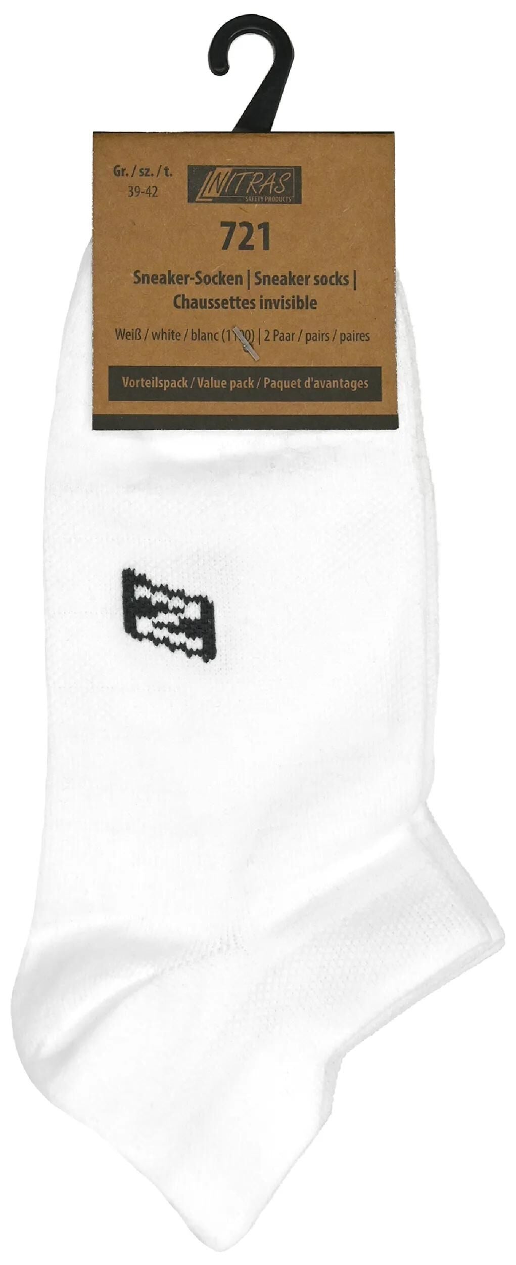 Nitras safety socken sneaker sneaker-sock.we gr.39-42 nitras 1pk with 2 pairs