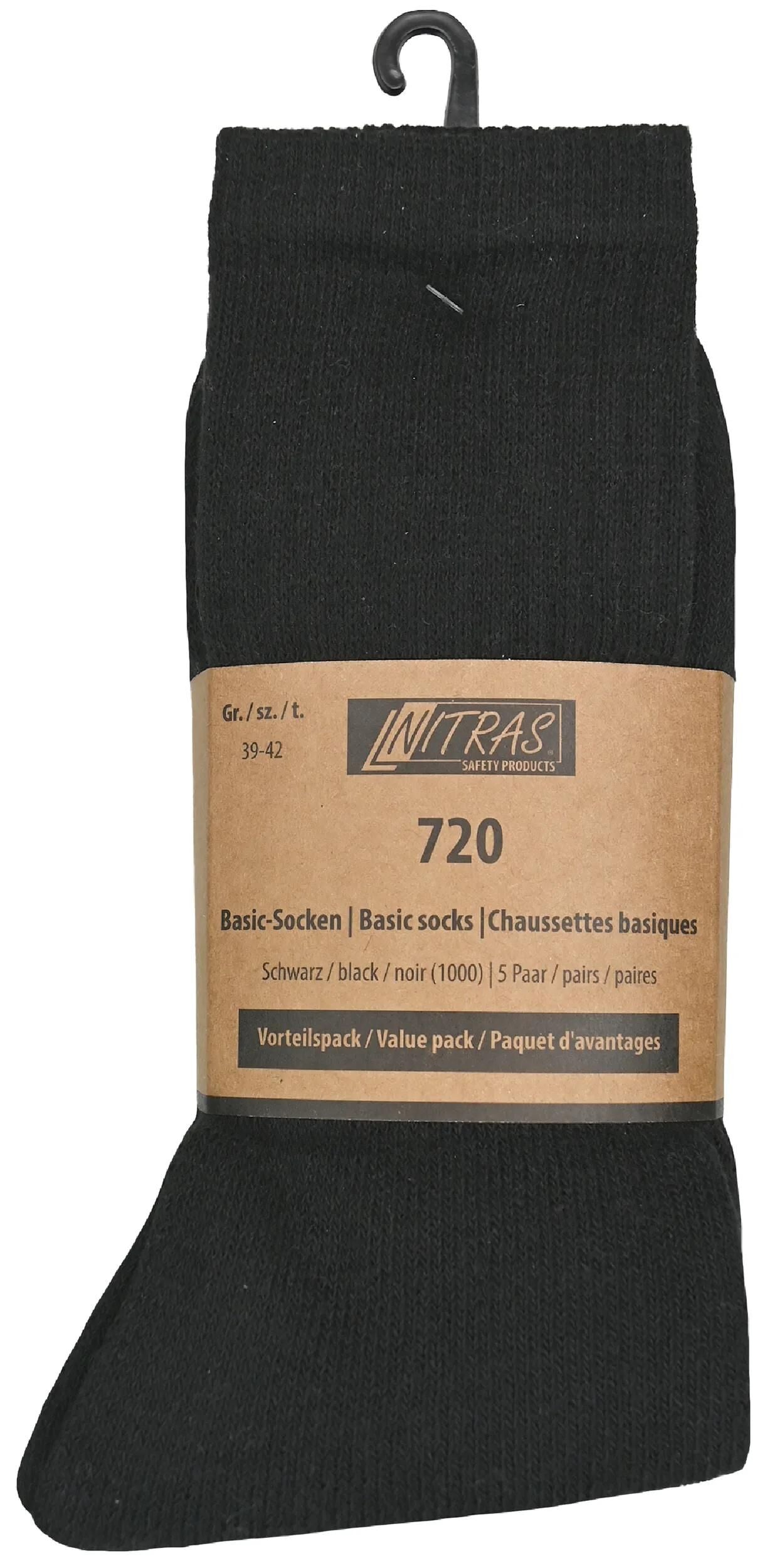 Nitras safety socken basic basic-socks sw gr.47-50 nitras 1pk with 5 pairs