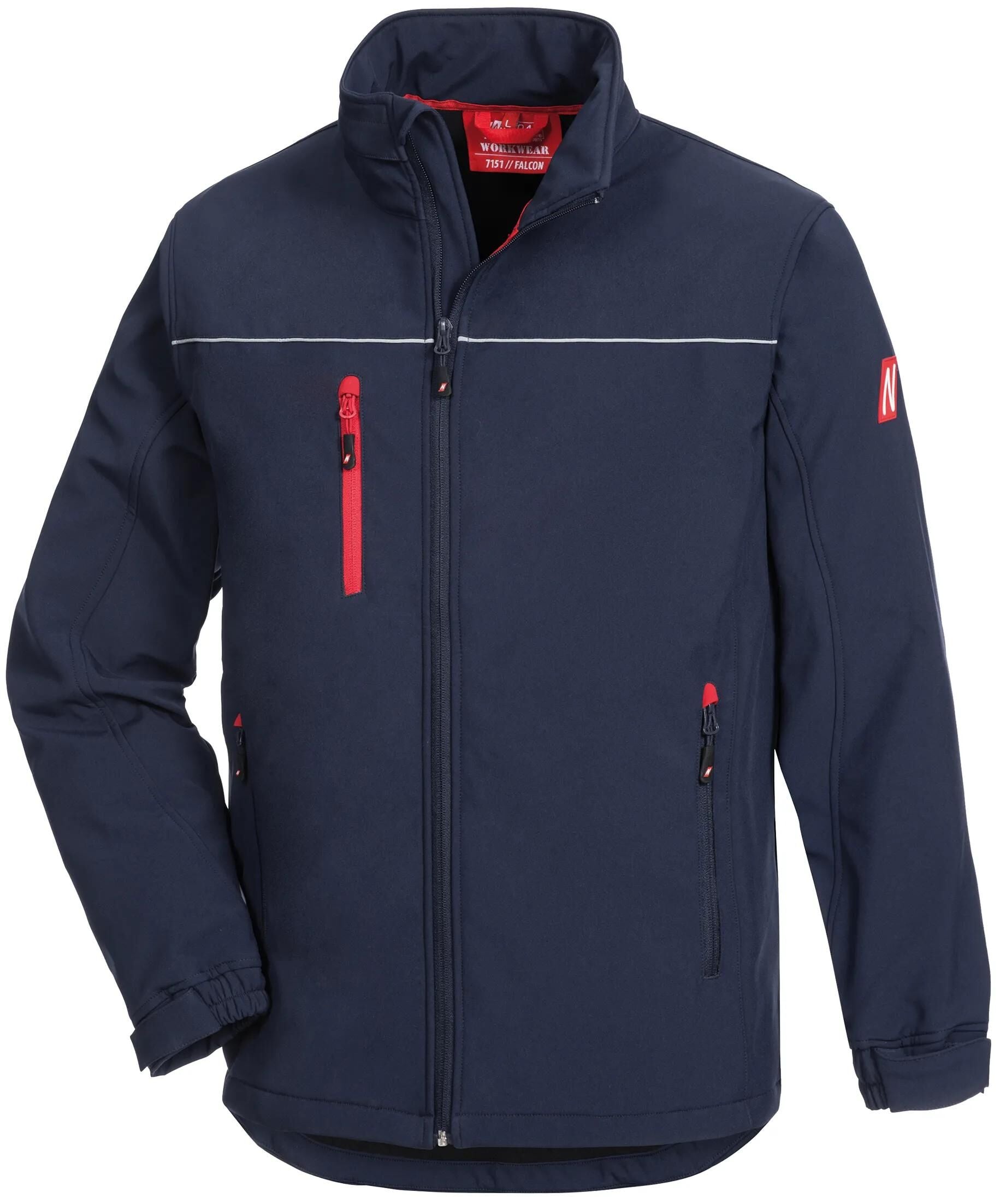 Nitras safety softshelljacke motion tex light softshell jacket gr. l motion tex light blue