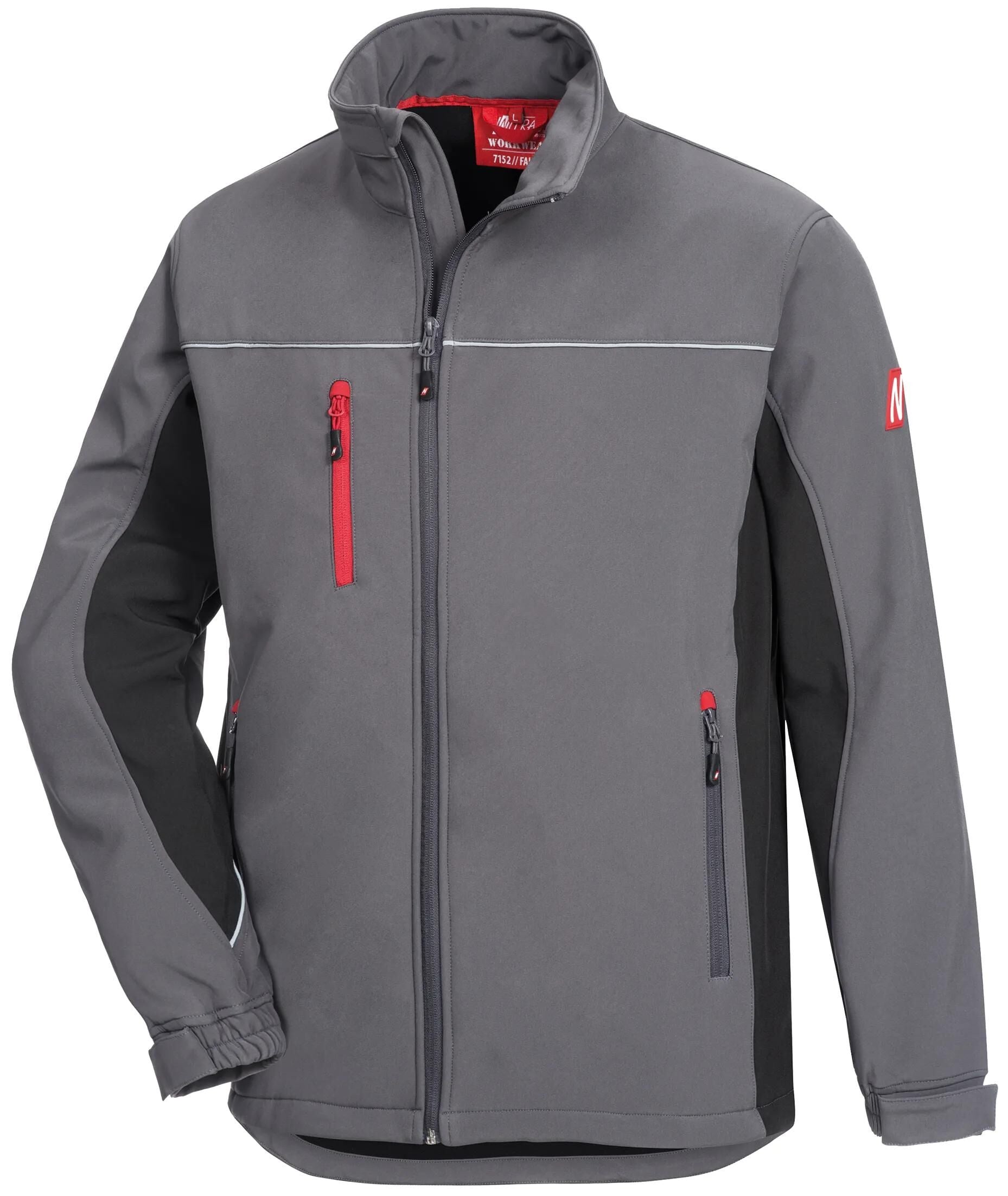Nitras safety softshelljacke motion tex light softshell jacket gr. xl motion tex light gray sw