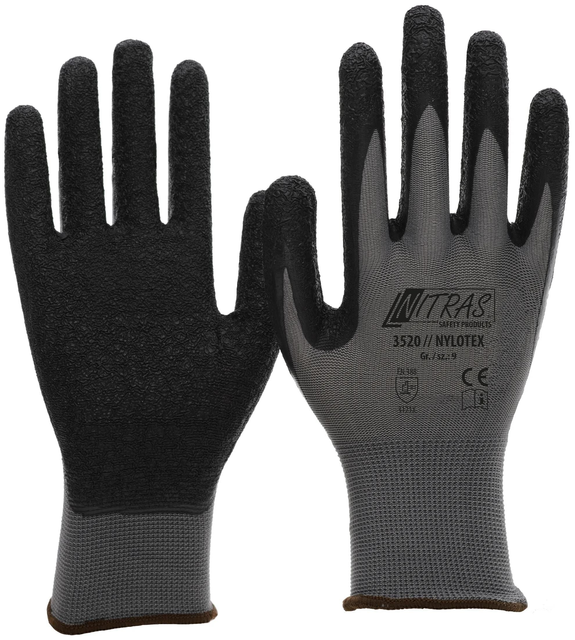 Nitras safety mechanikerhandschuh nylotex glove size 10 nitras nylotex
