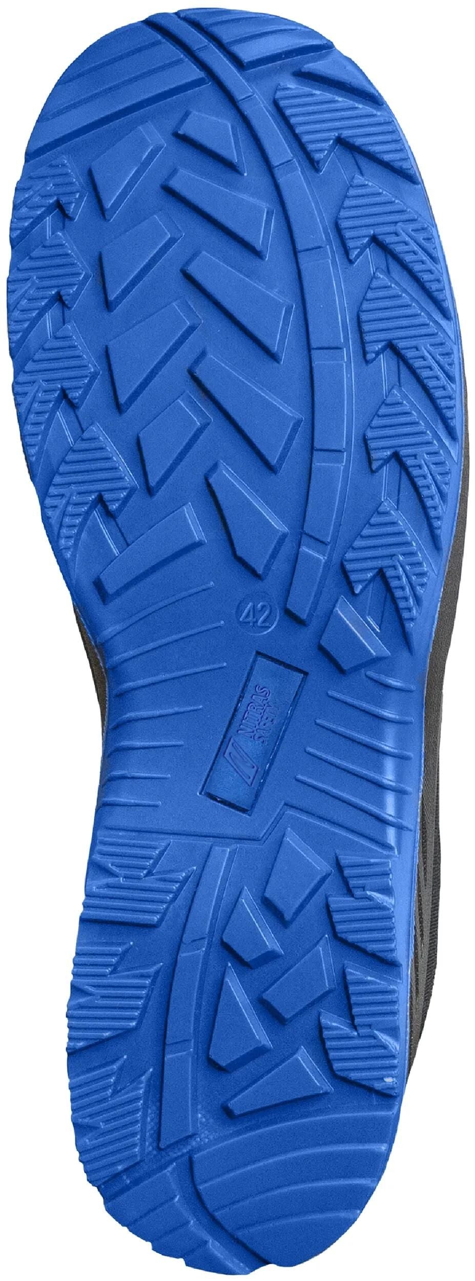 Nitras safety halbschuh solid step safety shoes gr. 43 solid step mid blue