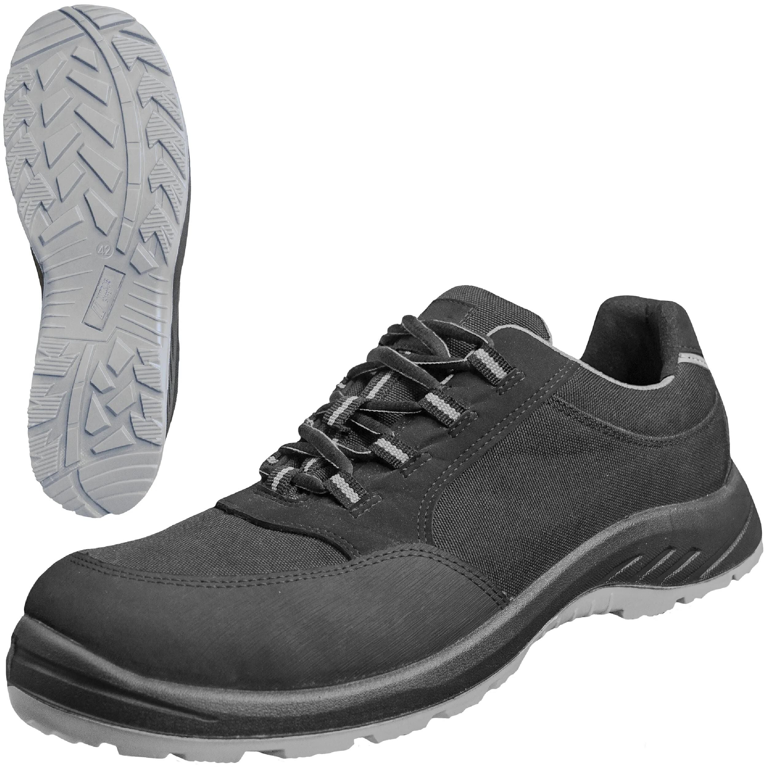 Nitras safety halbschuh solid step safety shoes gr. 41 nitras solid step gray