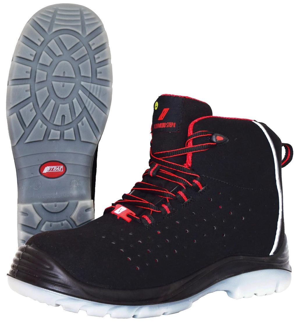 Nitras safety stiefel micro step ii safety boots gr. 45 nitras micro step ii