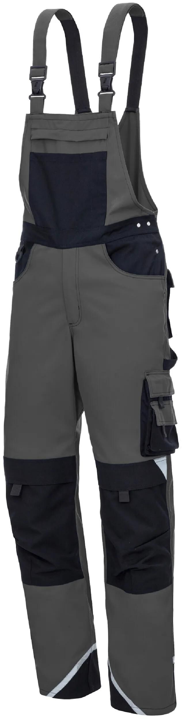 Nitras safety latzhose motion tex plus dungarees nitras mot.tex plus 52 grey black