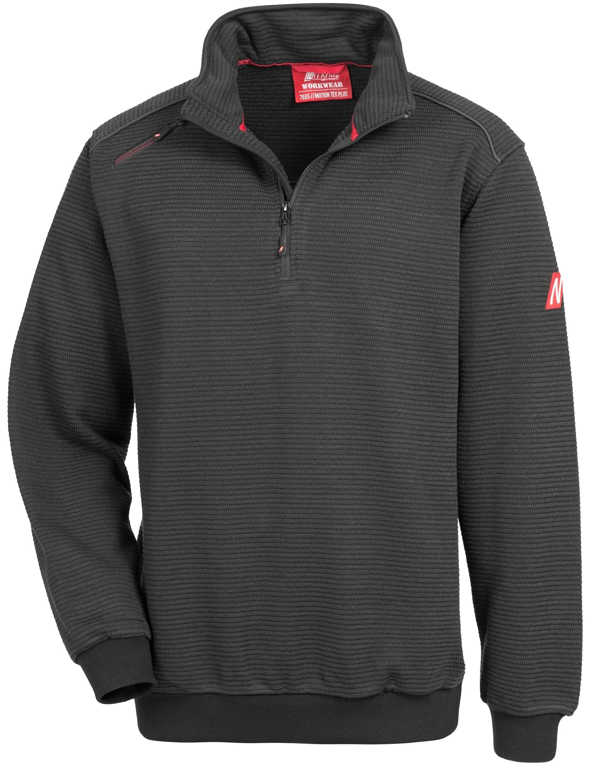 Nitras safety pullover motion tex plus pullover gr. xl black nitras motion tex plus