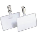 Clipbadge durable executive transparant 90 x 54 mm 25 stuks