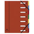 Verzamelmap exacompta harmonika 55075e 7 vakken rood