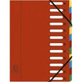 Voorordner exacompta 55125e karton a4 rood