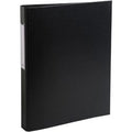 Ringbanden exacompta karton pp 26x32cm rugbreedte 4cm zwart 2-rings d-mechanisme
