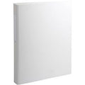 Ringbanden exacompta karton pp 26x32cm rugbreedte 4 cm wit 2-rings d-mechanisme