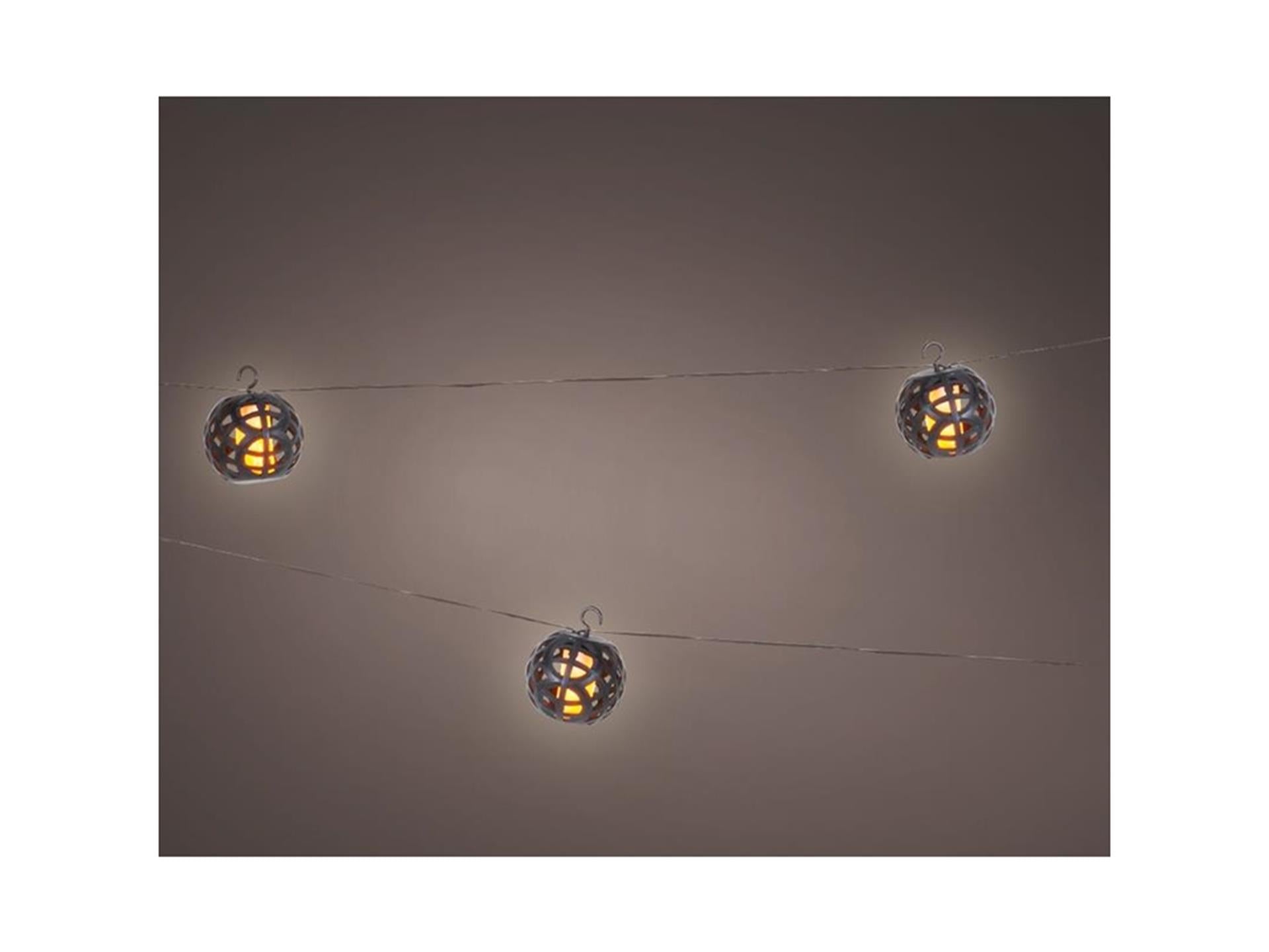 Lumineo led solar strengverlichting l175cm