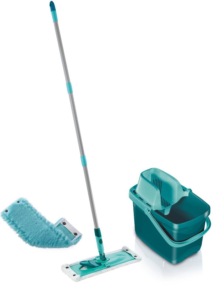 Leifheit combi clean Bodenwischer m - 33 cm Komplettsystem micro duo + static plus