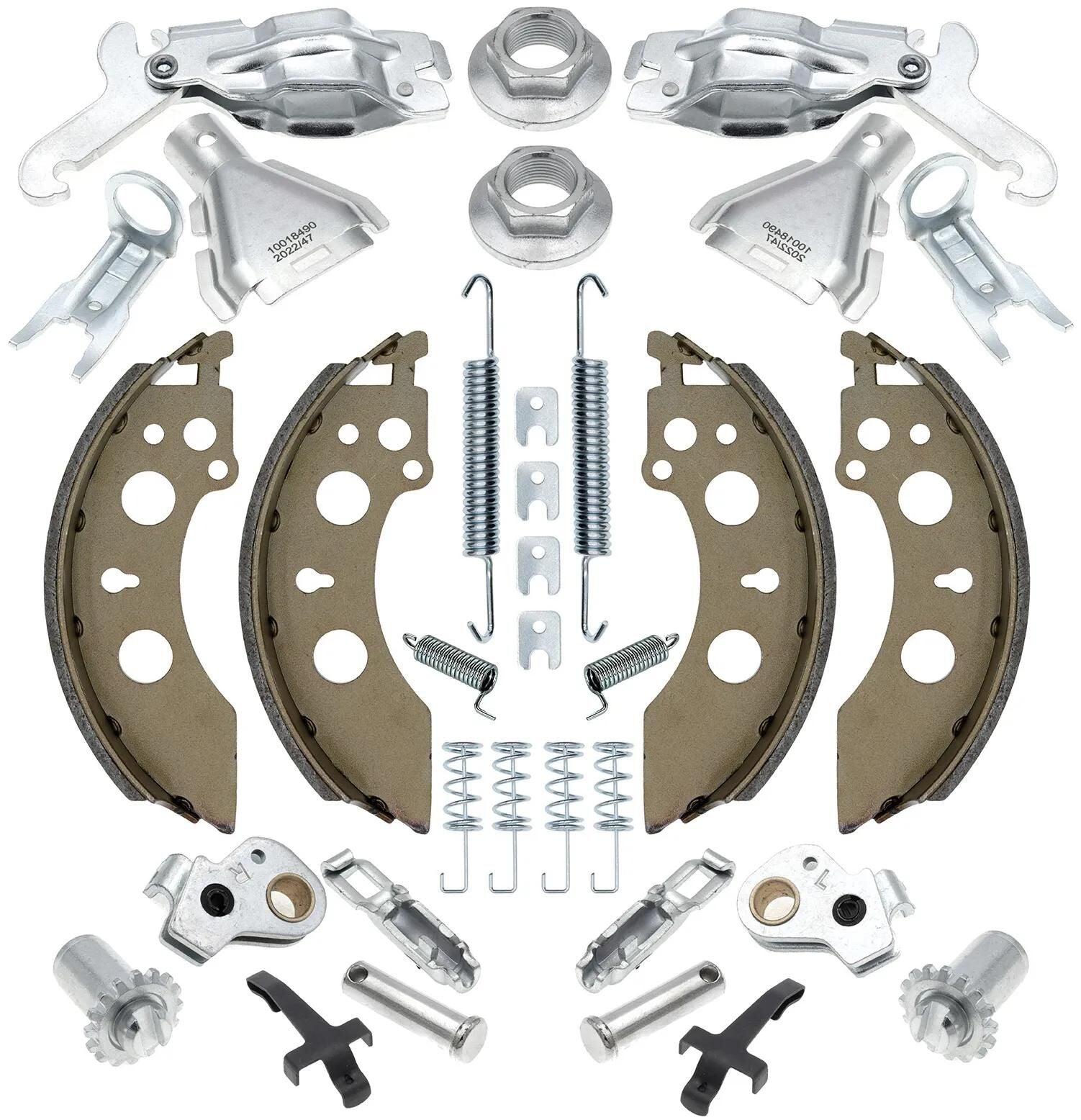 Nb parts set remschoenen xl brake shoe set 200x50 nb-parts