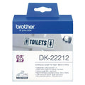 Continu filmtape etikketen brother 62x15,24mm wit